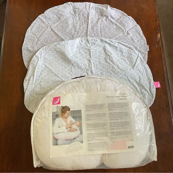 Motherhood Nursing Pillow OEKO-TEX with 2 Cotton Pillowcases - Picture 9 of 12